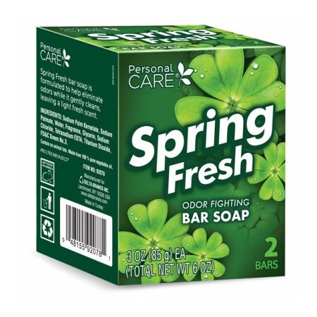 Delta Brands 2Pk 3Oz Spring Soap Bar 92078-12